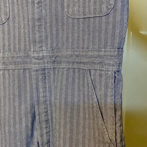 Vintage RED KAP Coverall Men's 40 RG Button Front Blue Herringbone Denim USA - Picture 9 of 11